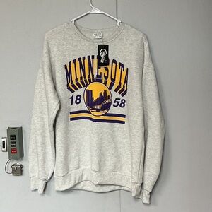 Minnesota Graphic Crewneck Sweatshirt - Gray
